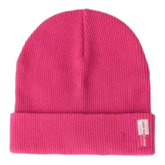 ZARA Kids | Fuchsia | RIBBED CAP WITH LABEL - Picture 3 of 4
